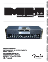 Fender MH-500-Head - Owners Manual